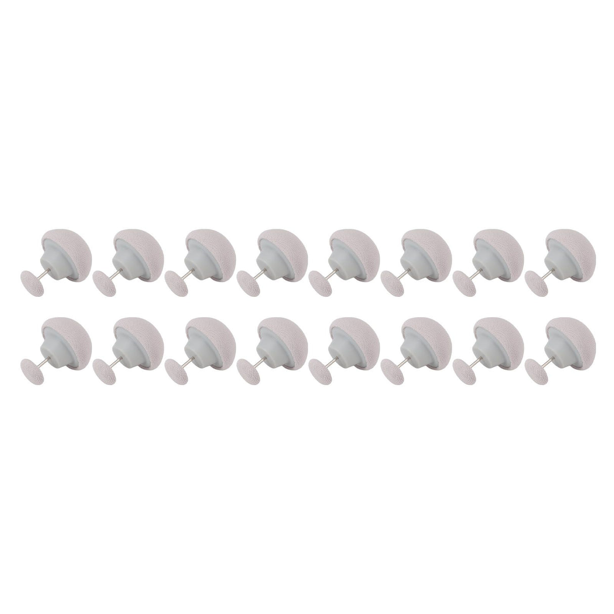 16PCS Bed Duvet Sheet Fixing Clip Mushroom Shaped Cloth Needle Plastic Quilt Fixator for Home Cushion Grey