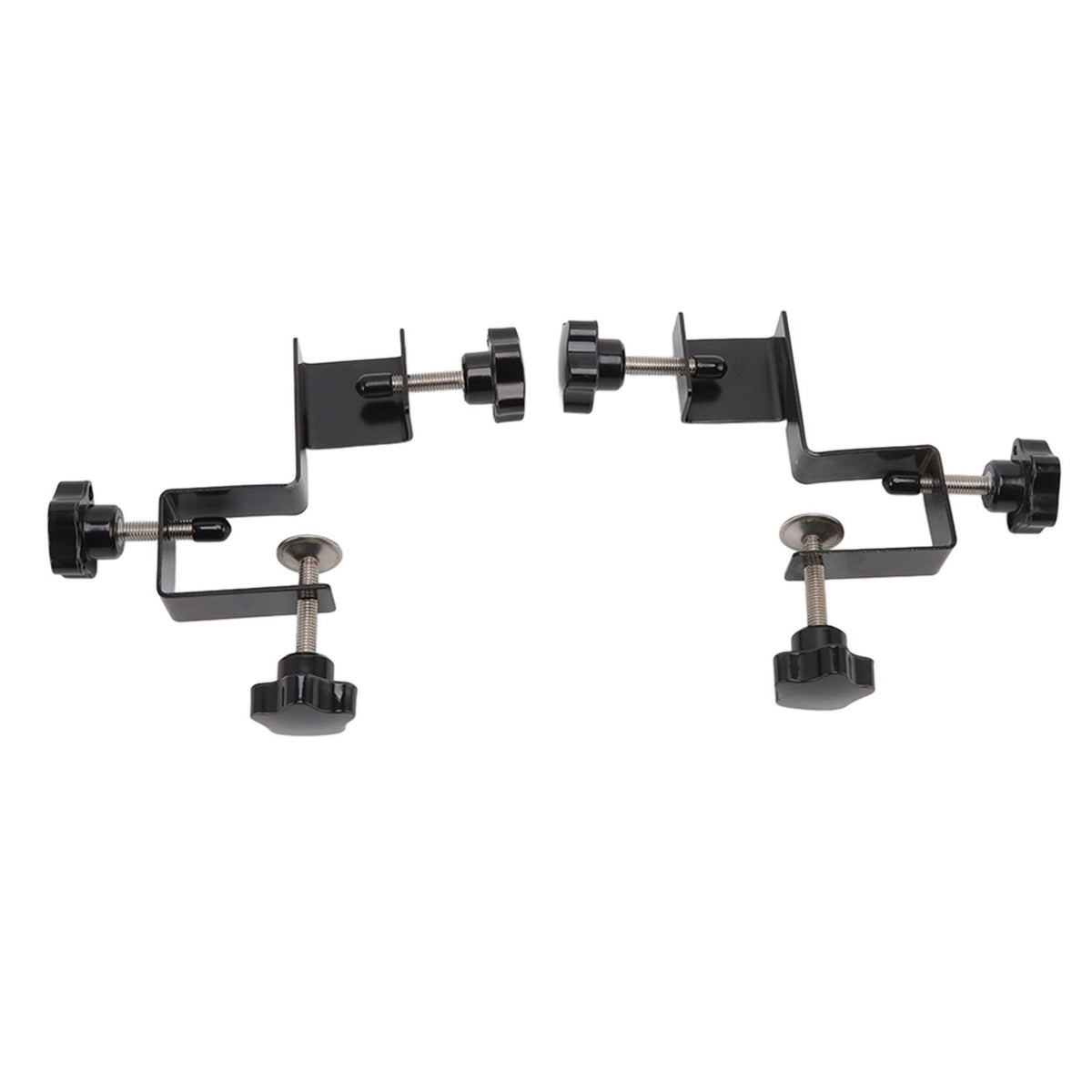 2 PCS Cabinet Drawer Installation Clamps Left Right Side Drawer Jig Rocker Arm Cabinet Front Drawer Woodworking Clamps Black