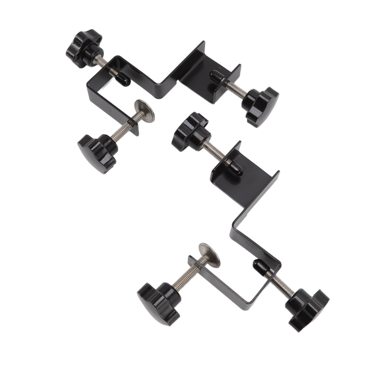 2 PCS Cabinet Drawer Installation Clamps Left Right Side Drawer Jig Rocker Arm Cabinet Front Drawer Woodworking Clamps Black