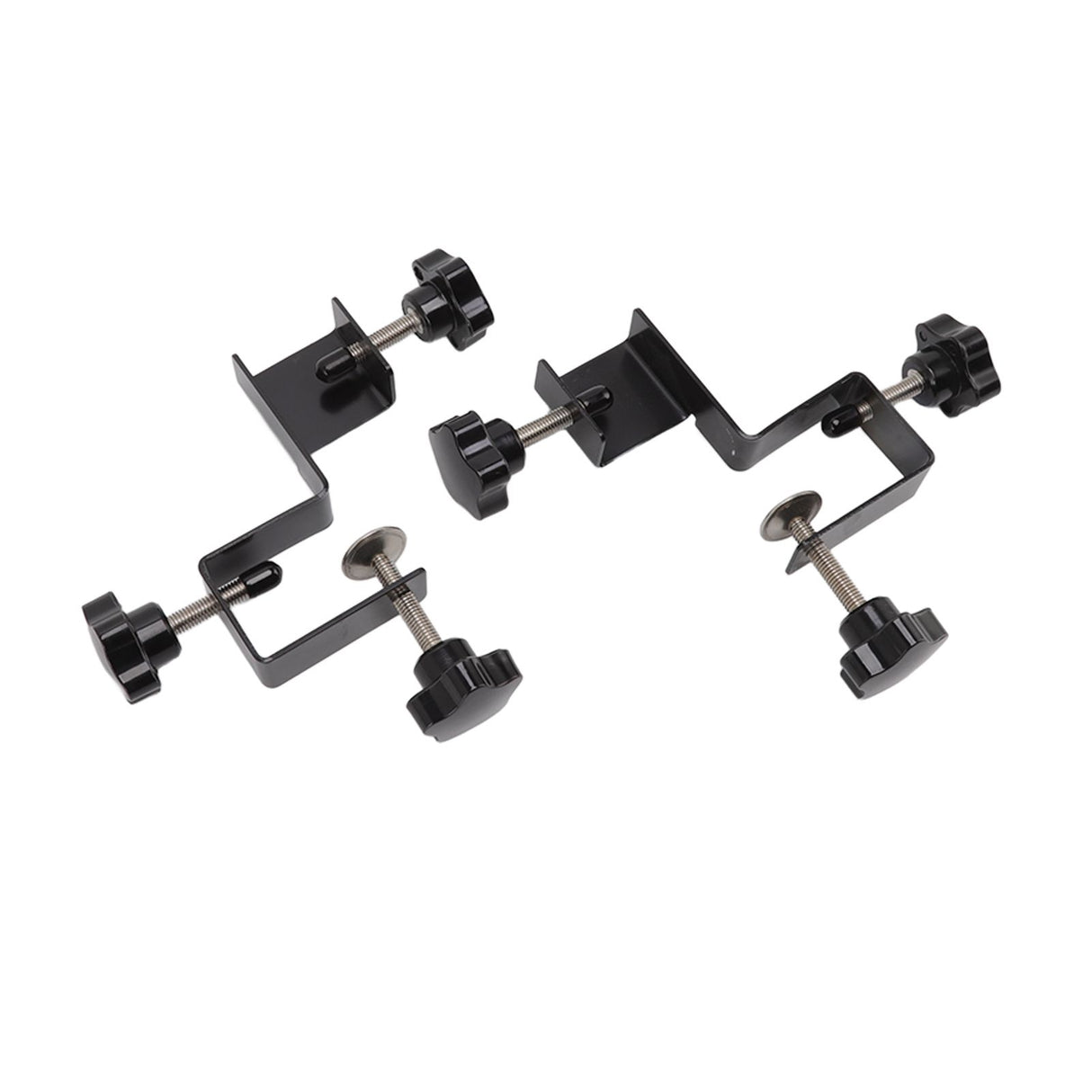 2 PCS Cabinet Drawer Installation Clamps Left Right Side Drawer Jig Rocker Arm Cabinet Front Drawer Woodworking Clamps Black