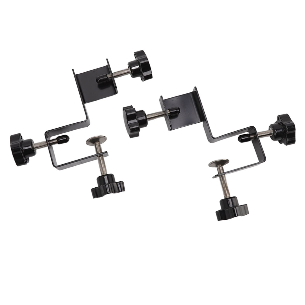2 PCS Cabinet Drawer Installation Clamps Left Right Side Drawer Jig Rocker Arm Cabinet Front Drawer Woodworking Clamps Black