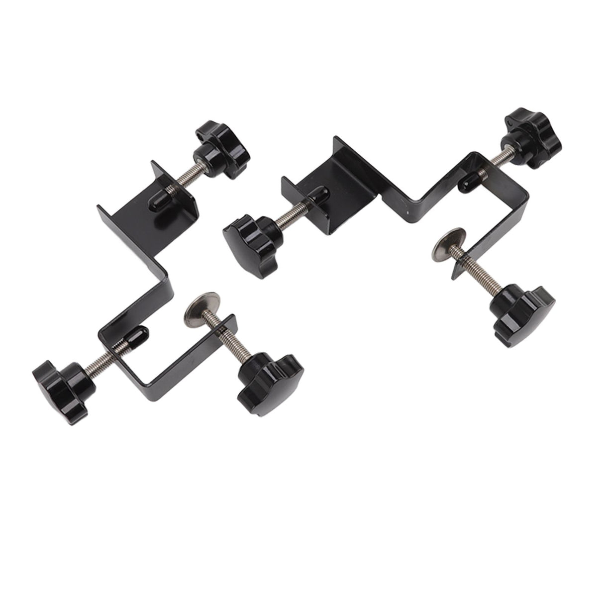 2 PCS Cabinet Drawer Installation Clamps Left Right Side Drawer Jig Rocker Arm Cabinet Front Drawer Woodworking Clamps Black