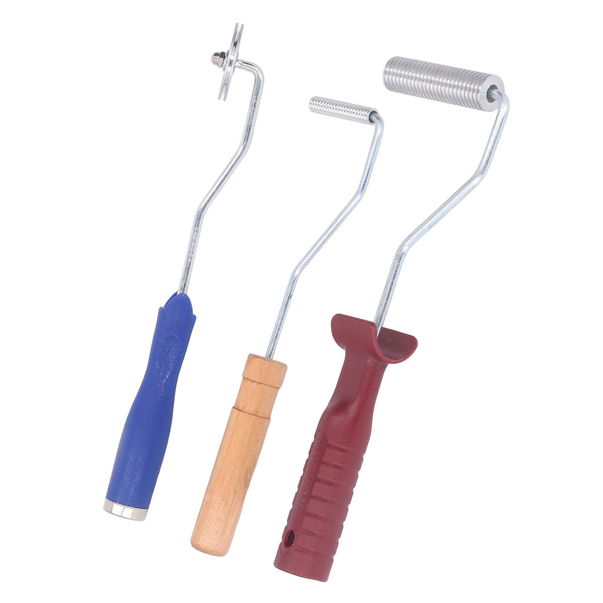 3Pcs Fiberglass Roller Tools Kit Aluminum Alloy Fiberglass Resin Laminating Bubble Roller Set for Tub Shower Bathtub Boat Repair