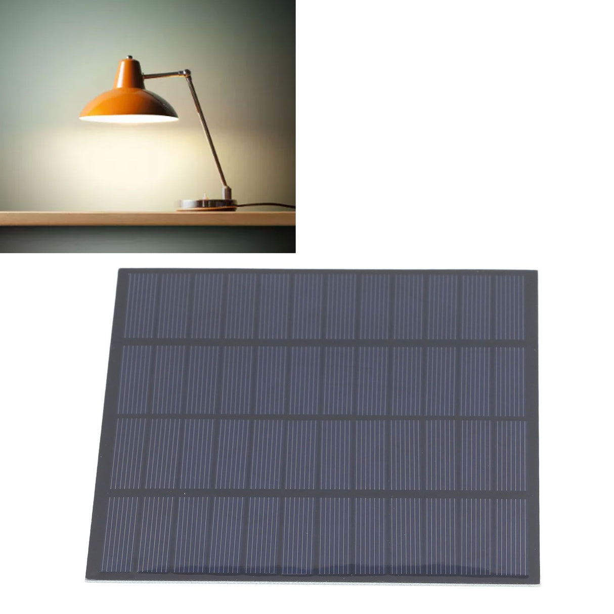 Mini Polysilicon Solar Panel 12V 3W Small Cell Module Charger Outdoor Portable DIY Solar Panel