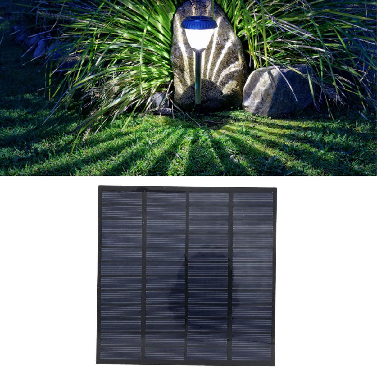 Mini Polysilicon Solar Panel 12V 3W Small Cell Module Charger Outdoor Portable DIY Solar Panel