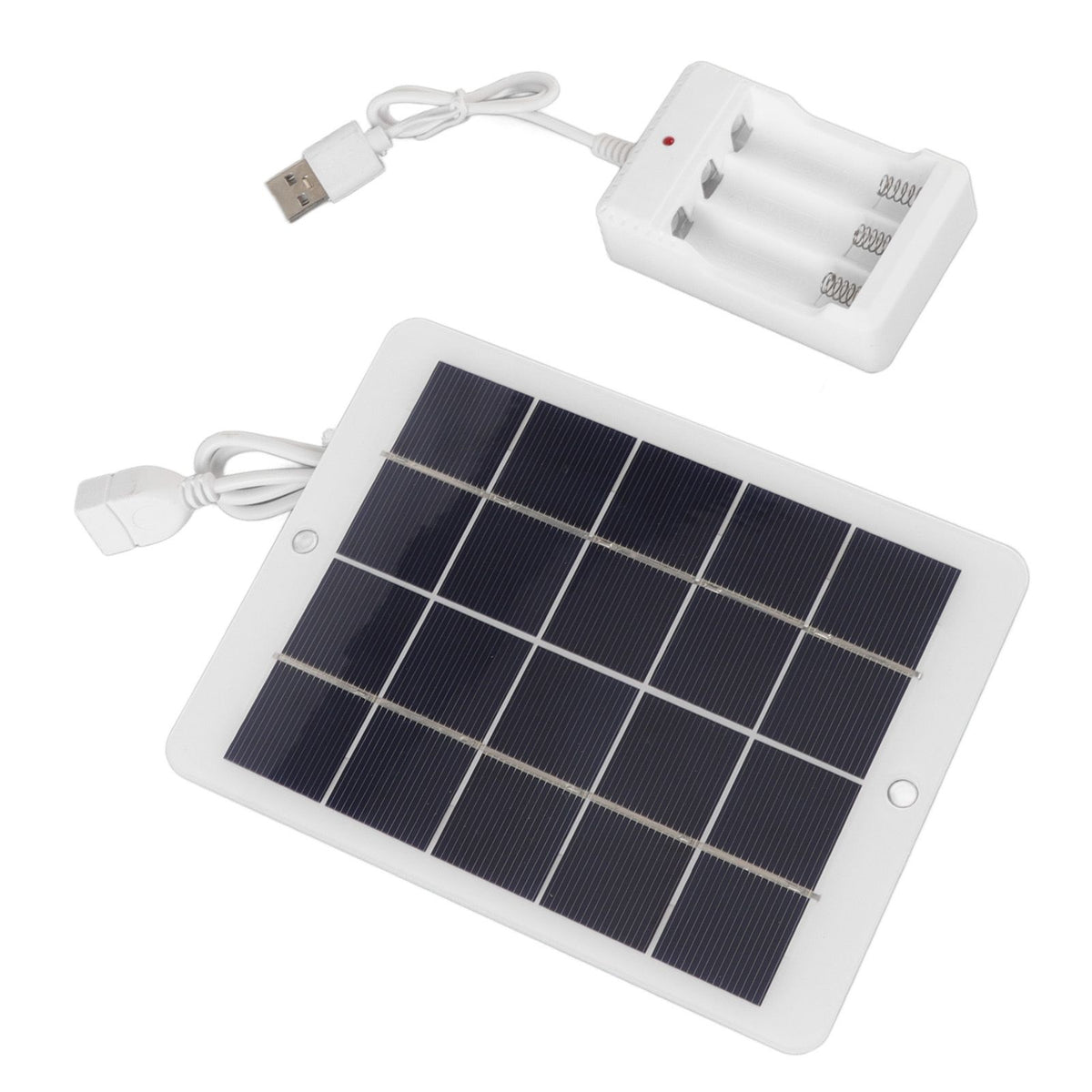 Solar Panel Battery Charger 3W 5V High Conversion Rate Efficient Output Portable Solar Cell for Outdoor Use