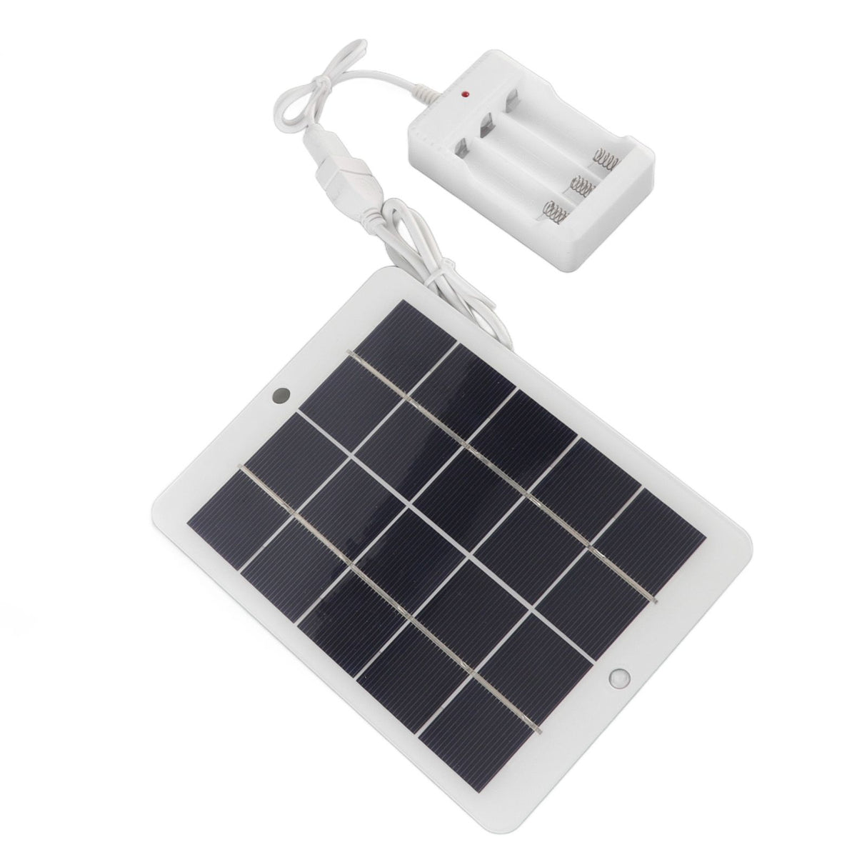 Solar Panel Battery Charger 3W 5V High Conversion Rate Efficient Output Portable Solar Cell for Outdoor Use