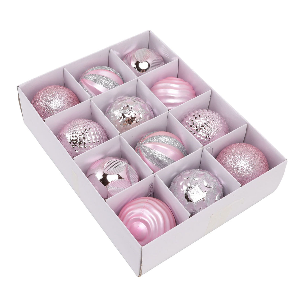 Christmas Tree Balls Ornaments Christmas Tree Decorations for Family Parties Garden Dinners Birthday Parties Pink