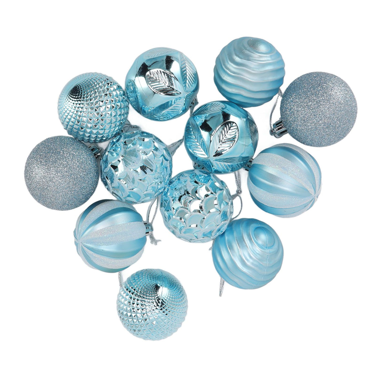 Christmas Tree Balls Ornaments Christmas Tree Decorations for Family Parties Garden Dinners Birthday Parties Blue