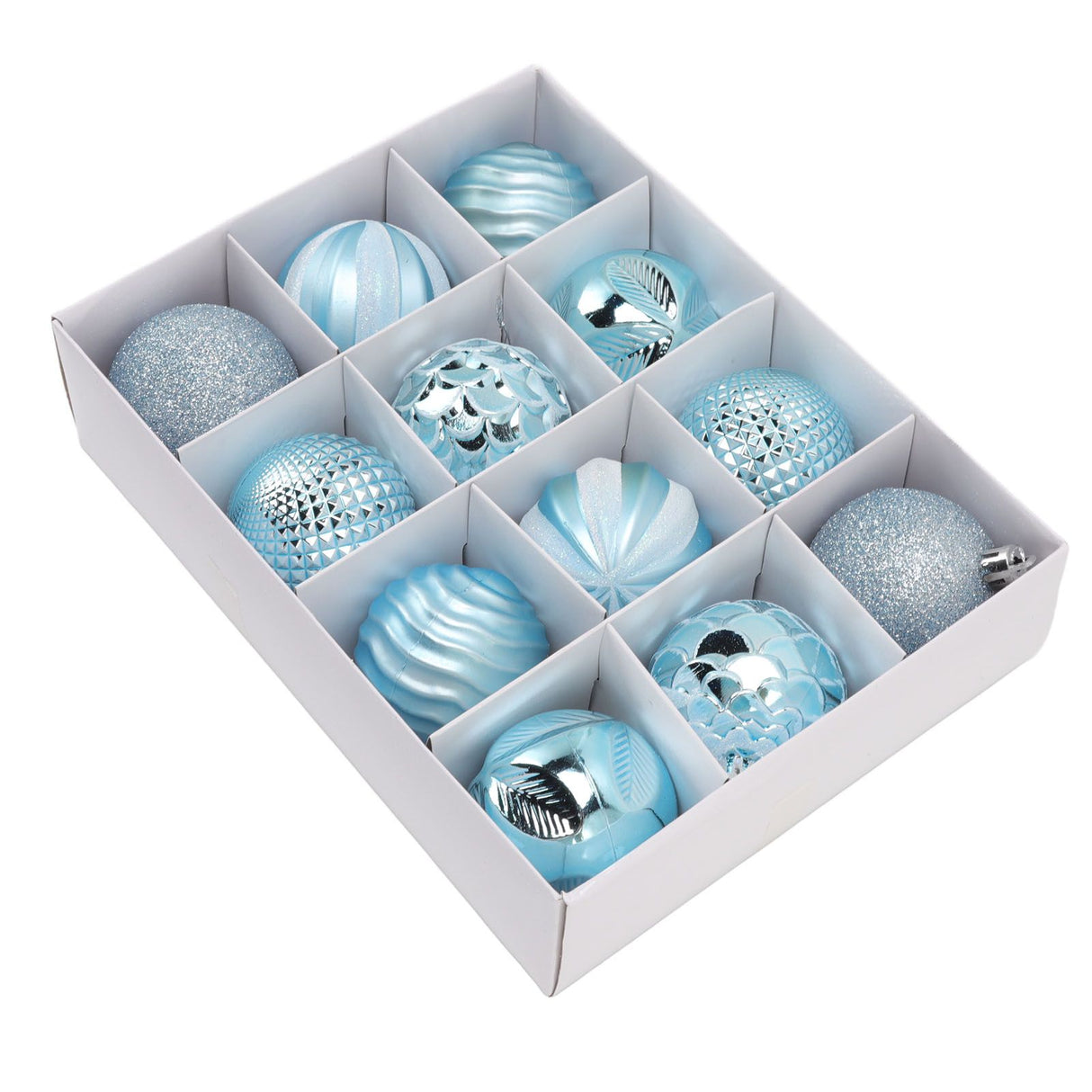 Christmas Tree Balls Ornaments Christmas Tree Decorations for Family Parties Garden Dinners Birthday Parties Blue