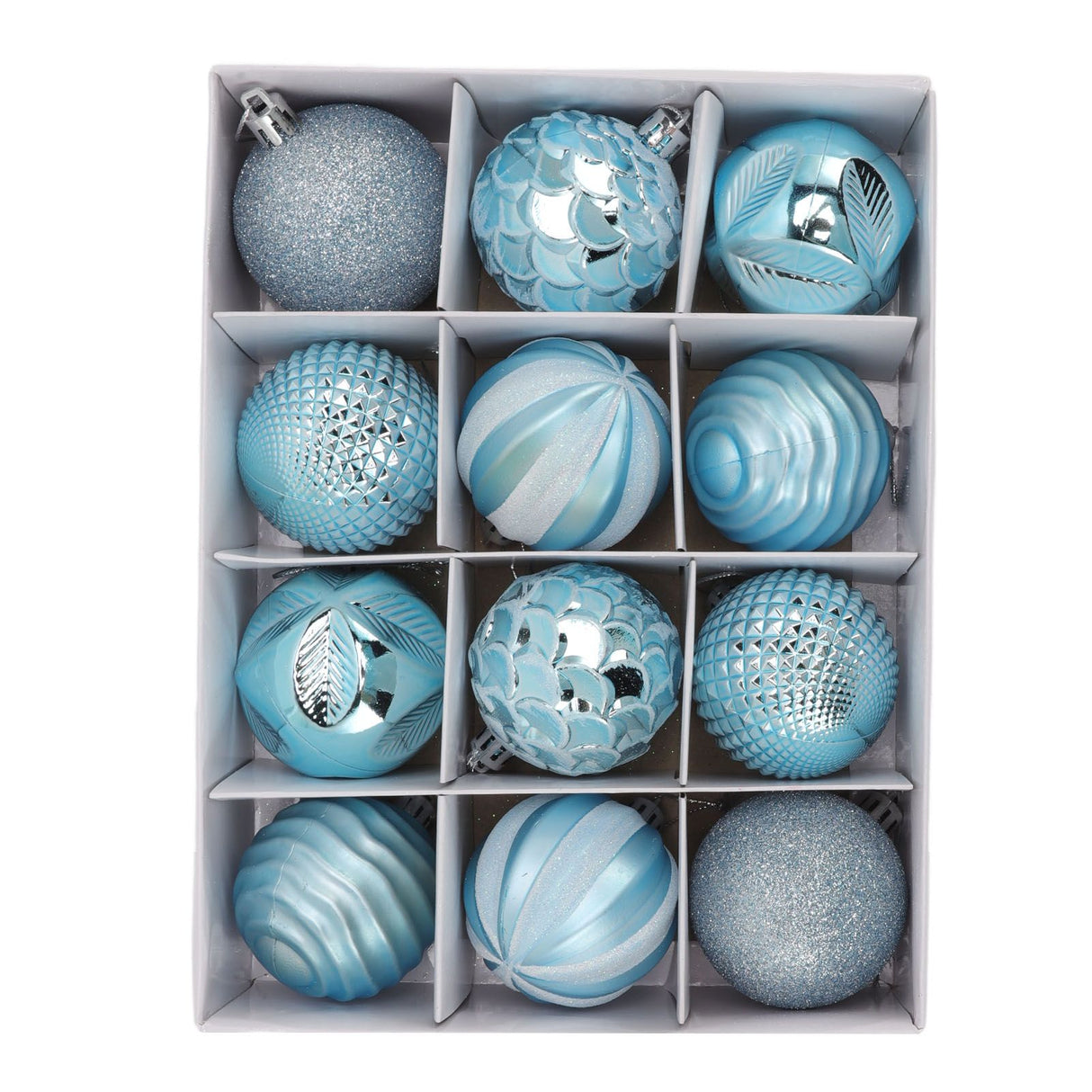 Christmas Tree Balls Ornaments Christmas Tree Decorations for Family Parties Garden Dinners Birthday Parties Blue