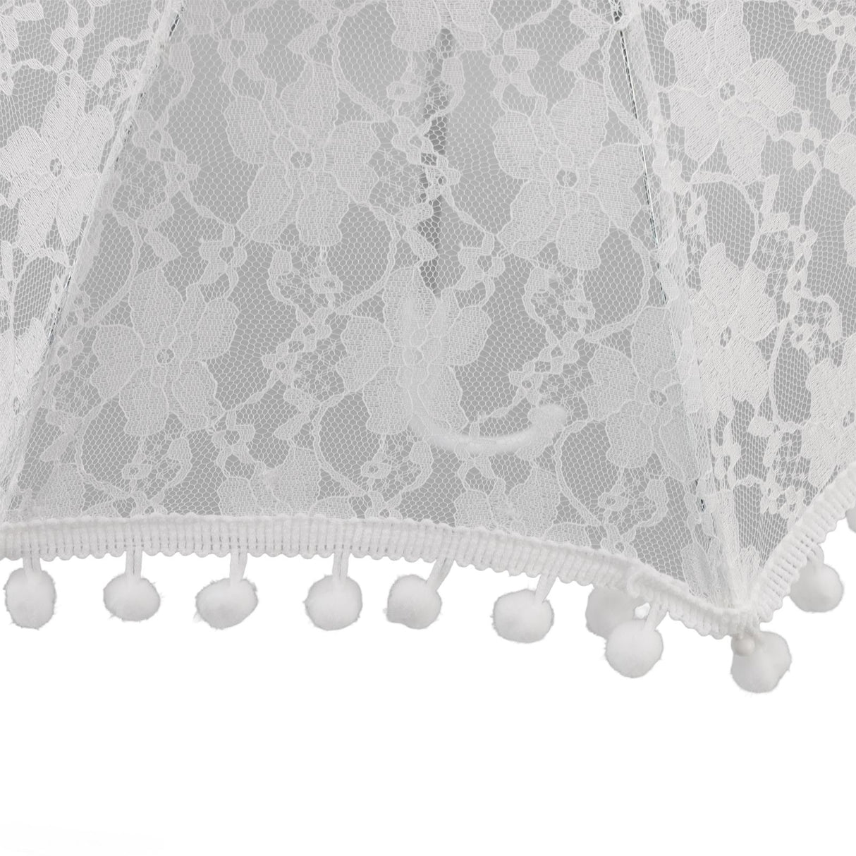 White Lace Umbrella Vintage Wedding Bridal Lace Parasol Children's Photo Costume Lace Umbrella for Photography Props 51322 G
