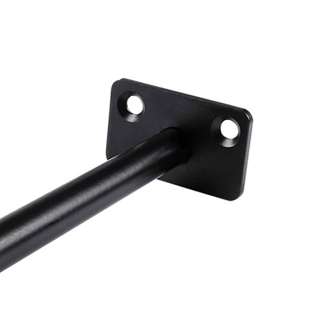 4 PCS Hidden Floating Shelf Bracket Round Wall Mount Shelf Supports Invisible Fixed Floating Holder A 01 2 Holes Black 150mm