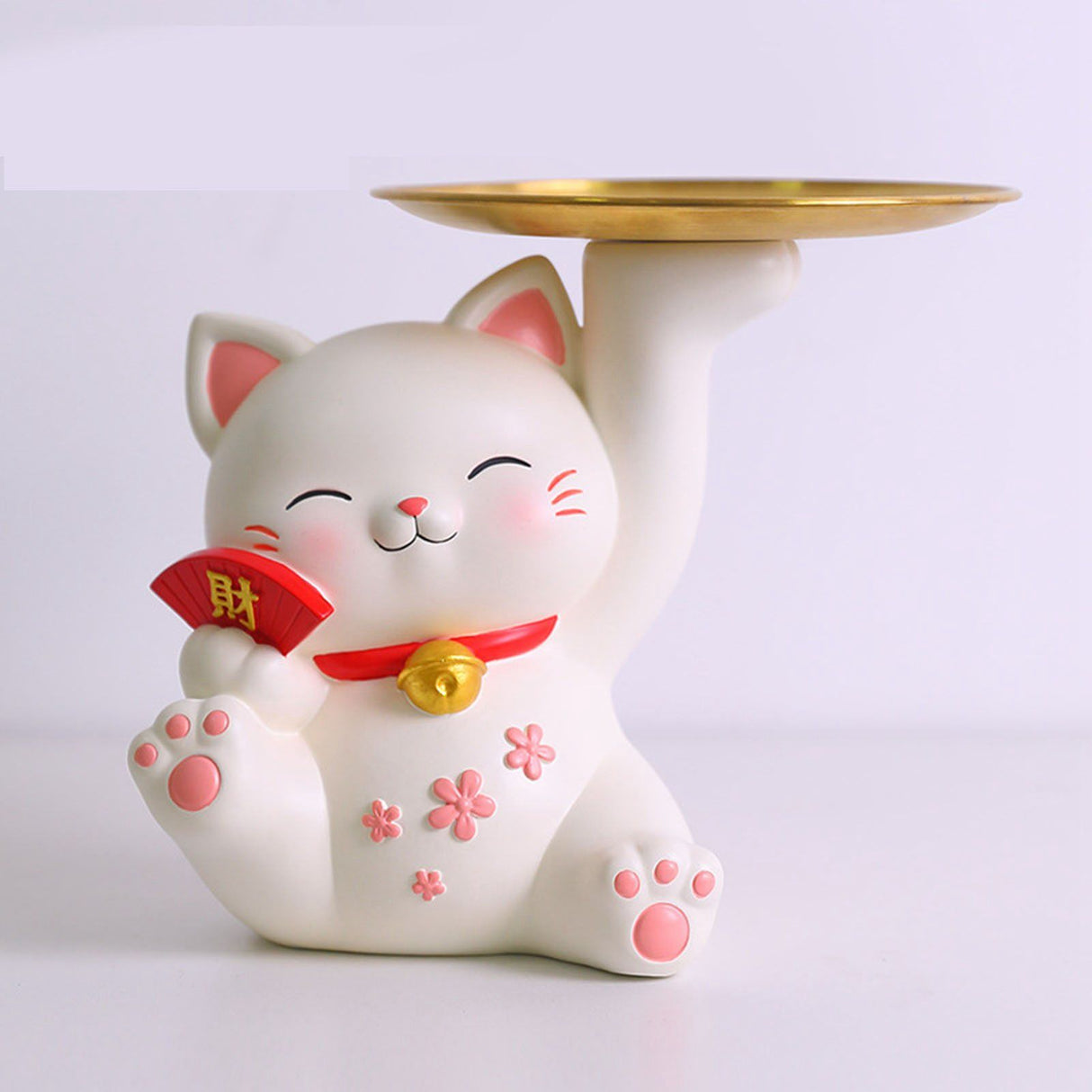 Porch Ornaments Light Luxury High Grade Storage Ornaments Living Room Desktop Decoration Fortune Cat 22x17x18.5cm/8.7x6.7x7.3in