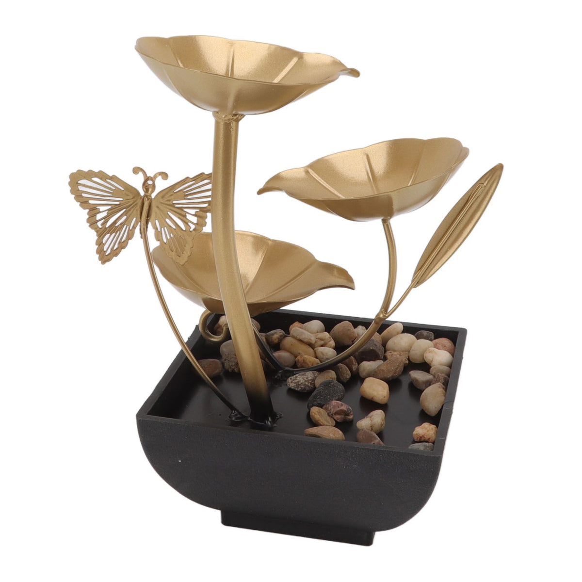Tabletop Fountain Small Circulating Water Ornaments Indoor Waterfall for Office and Living Room AU Plug 220-240V