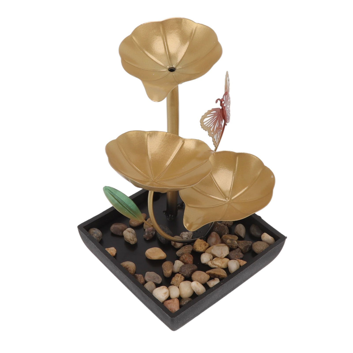 Tabletop Fountain Small Circulating Water Ornaments Indoor Waterfall for Office and Living Room AU Plug 220-240V