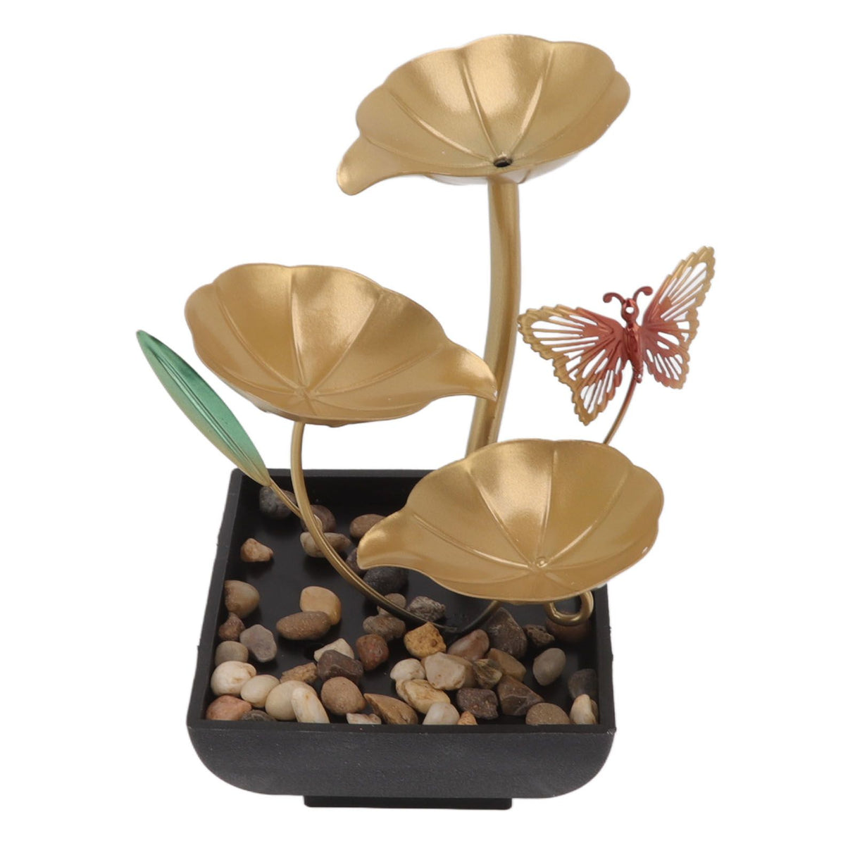 Tabletop Fountain Small Circulating Water Ornaments Indoor Waterfall for Office and Living Room AU Plug 220-240V