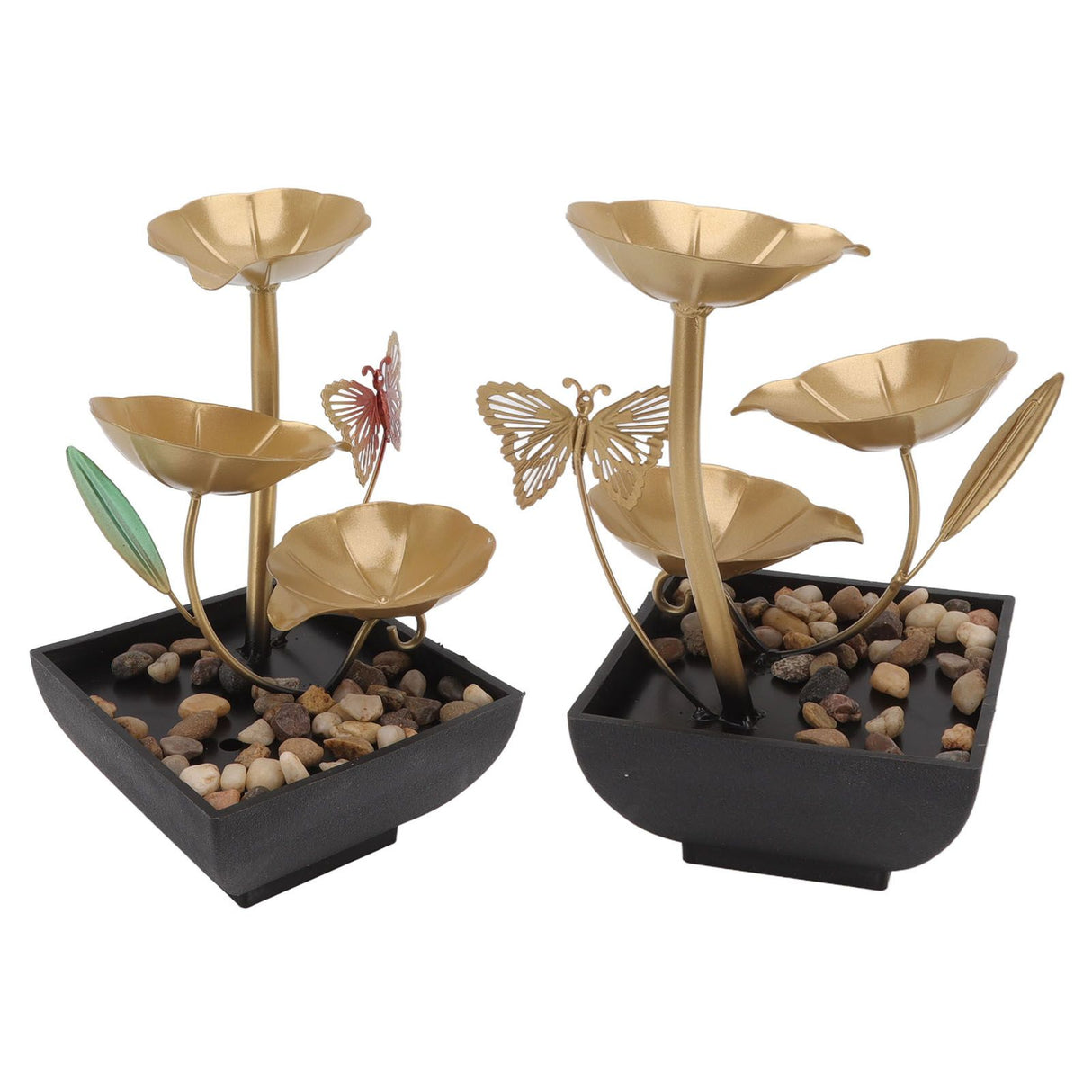 Tabletop Fountain Small Circulating Water Ornaments Indoor Waterfall for Office and Living Room AU Plug 220-240V