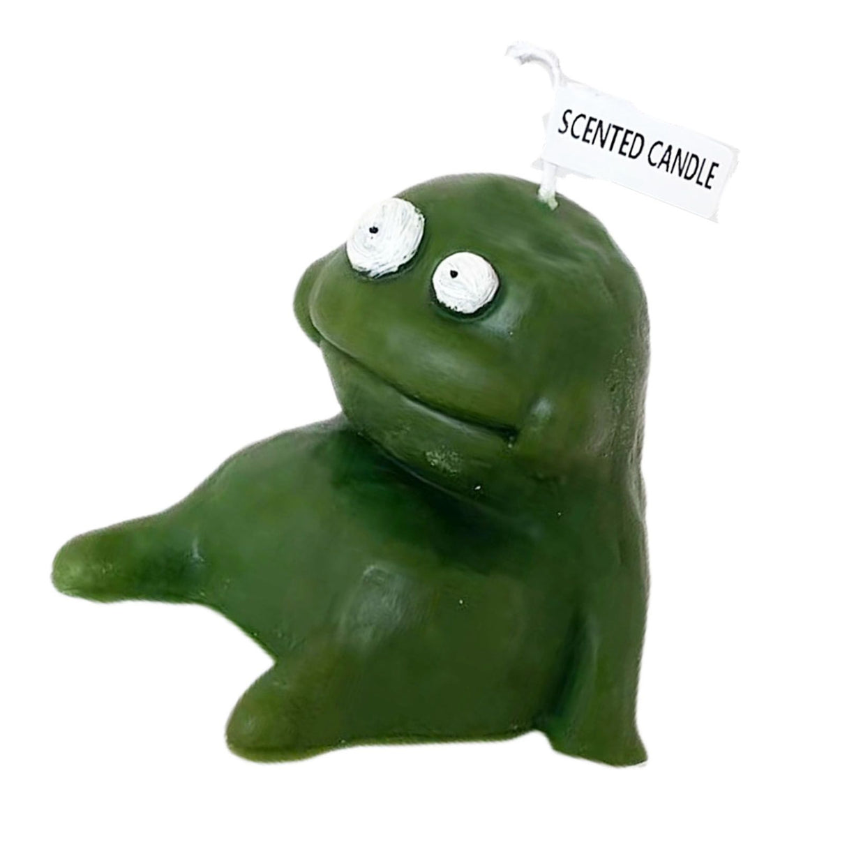 Clay Man Shaped Candle Cartoon Fragrant Candles Funny Ugly Cute Candle Souvenirs Fat Green