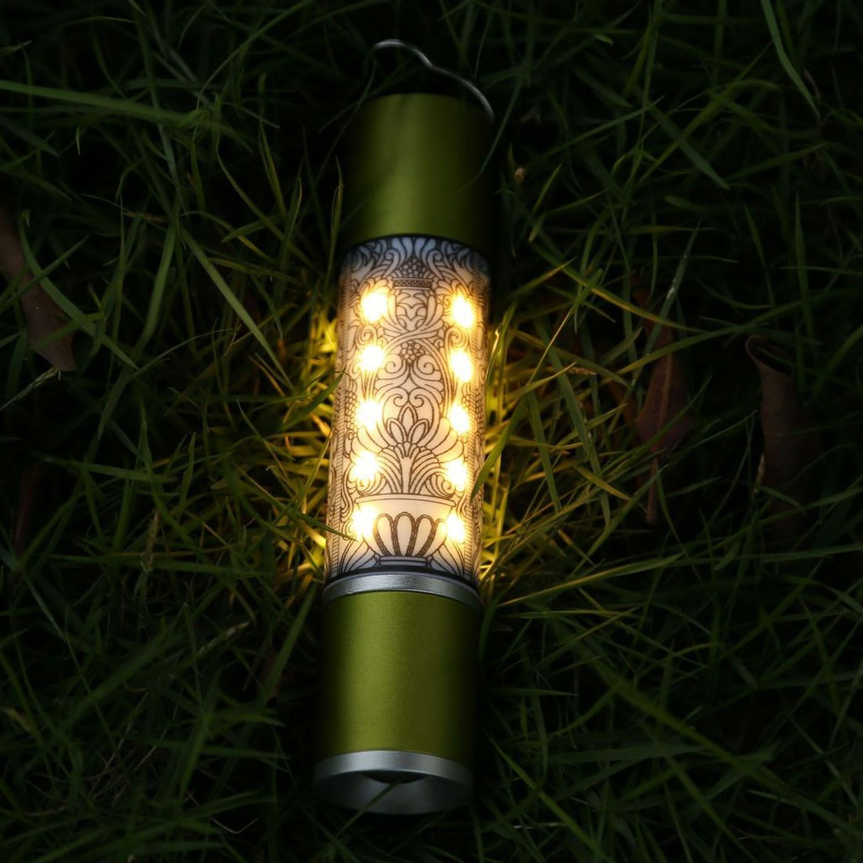 10 PCS Outdoor Camping Light Stickers Telescopic Flashlight Lamp Sticker Retro Camp Ambient Light Sticker