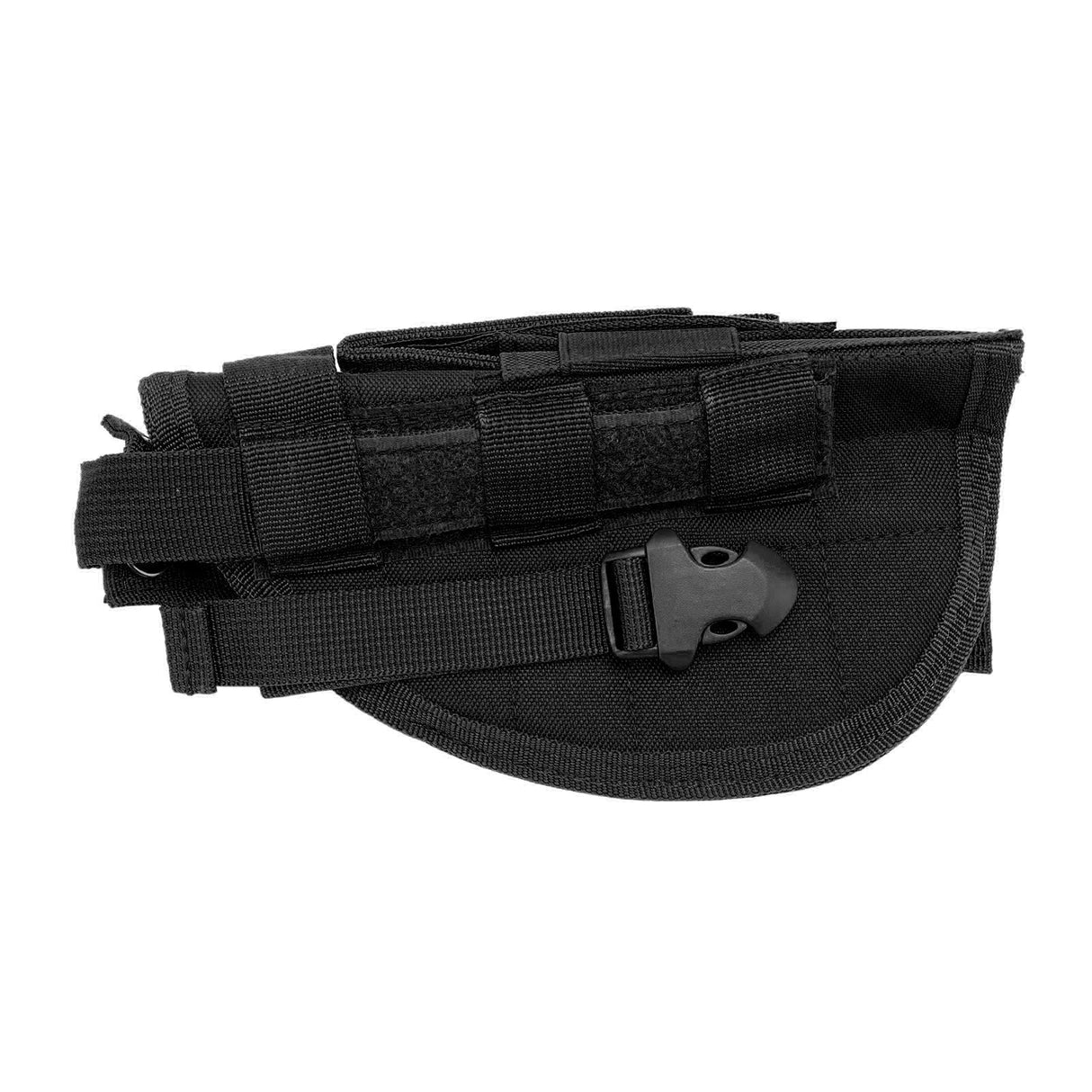 Concealment Holster Nylon Hip Holster with Adjustable Belt for MOLLE for Outdoor Training Camping Black