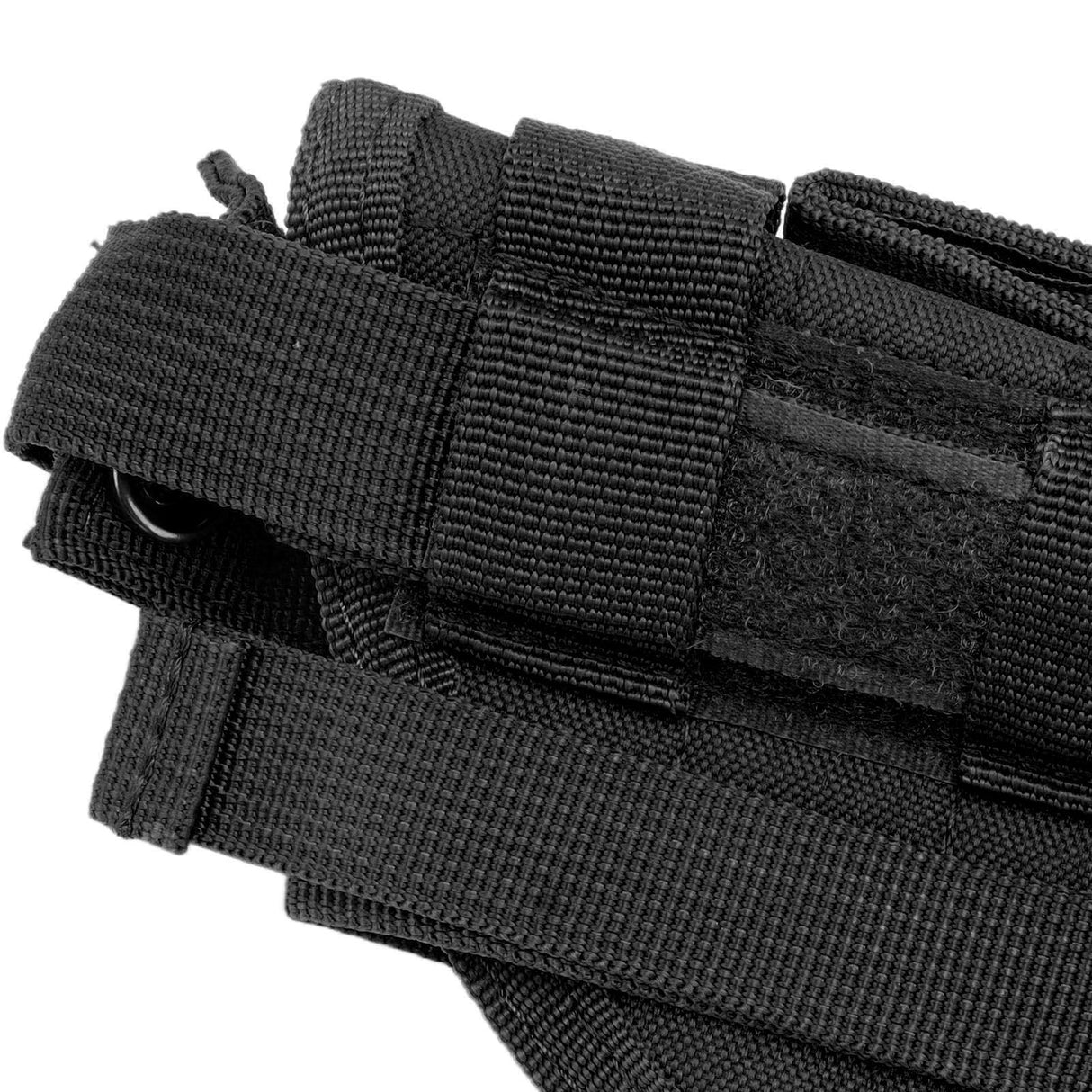Concealment Holster Nylon Hip Holster with Adjustable Belt for MOLLE for Outdoor Training Camping Black