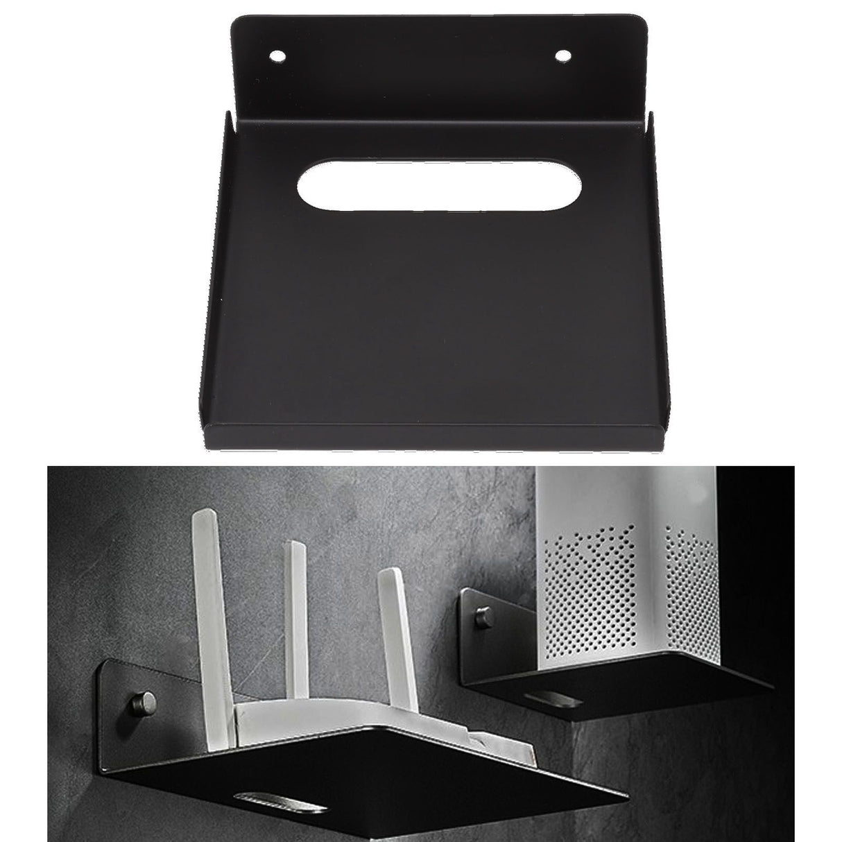 TV Screen Top Storage Shelf Thickened Projector Storage Rack Set Top Box Rack Router Bracket