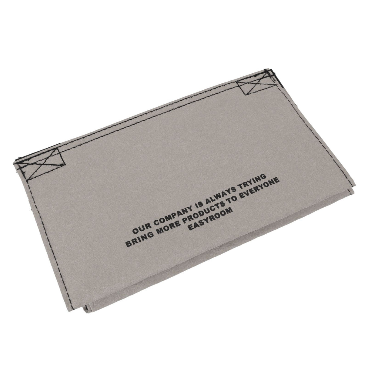 Tissue Box Cover Leather Tissue Dispenser Waterproof Simple Modern Style for Living Room Bedroom Grey