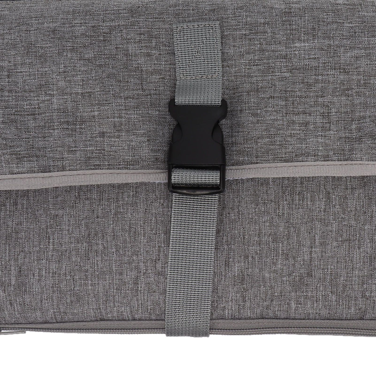 Portable Baby Diaper Changing Mat Foldable Multi Storage Pockets Soft Skin Friendly Oxford Cloth Diaper Changing Pad Gray