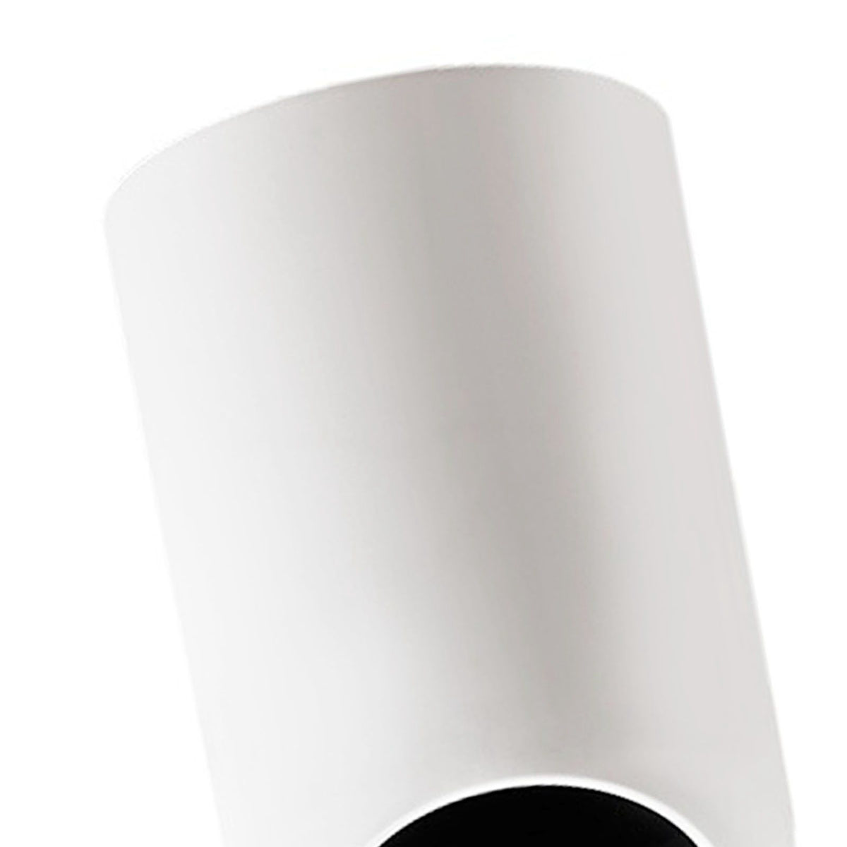 Trash Can Inclined Opening Large Capacity Modern Look Thickened Garbage Bin for Kitchen Bathroom Office Living Room White