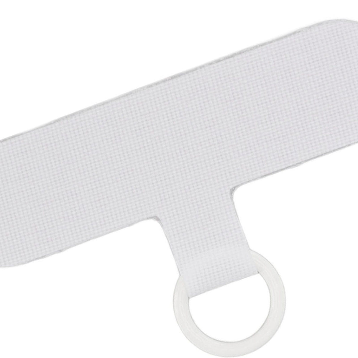 Universal Mobile Phone Lanyard Patch Nylon Cell Phone Hanging Rope Tab Connection Attachment White