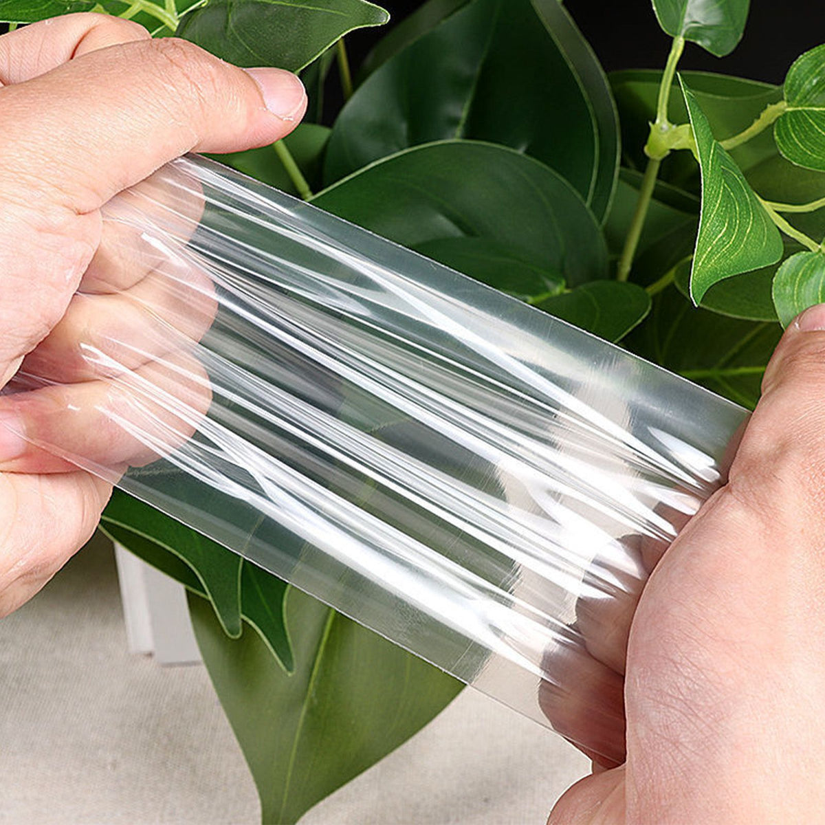 100pcs Snack Storage Bags Transparent Leakage Proof Thick Clear Zip PE Sealed Bags for Home Use