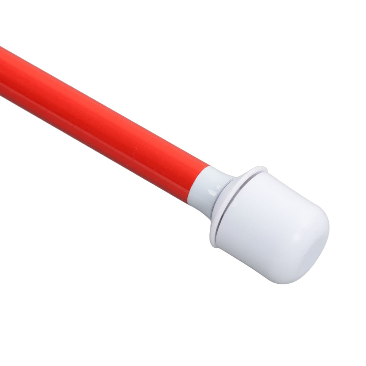 Folding Blind Cane Anti Slip Handle Red White Aluminium Light Weight Folding Walking Stick for Vision Impaired