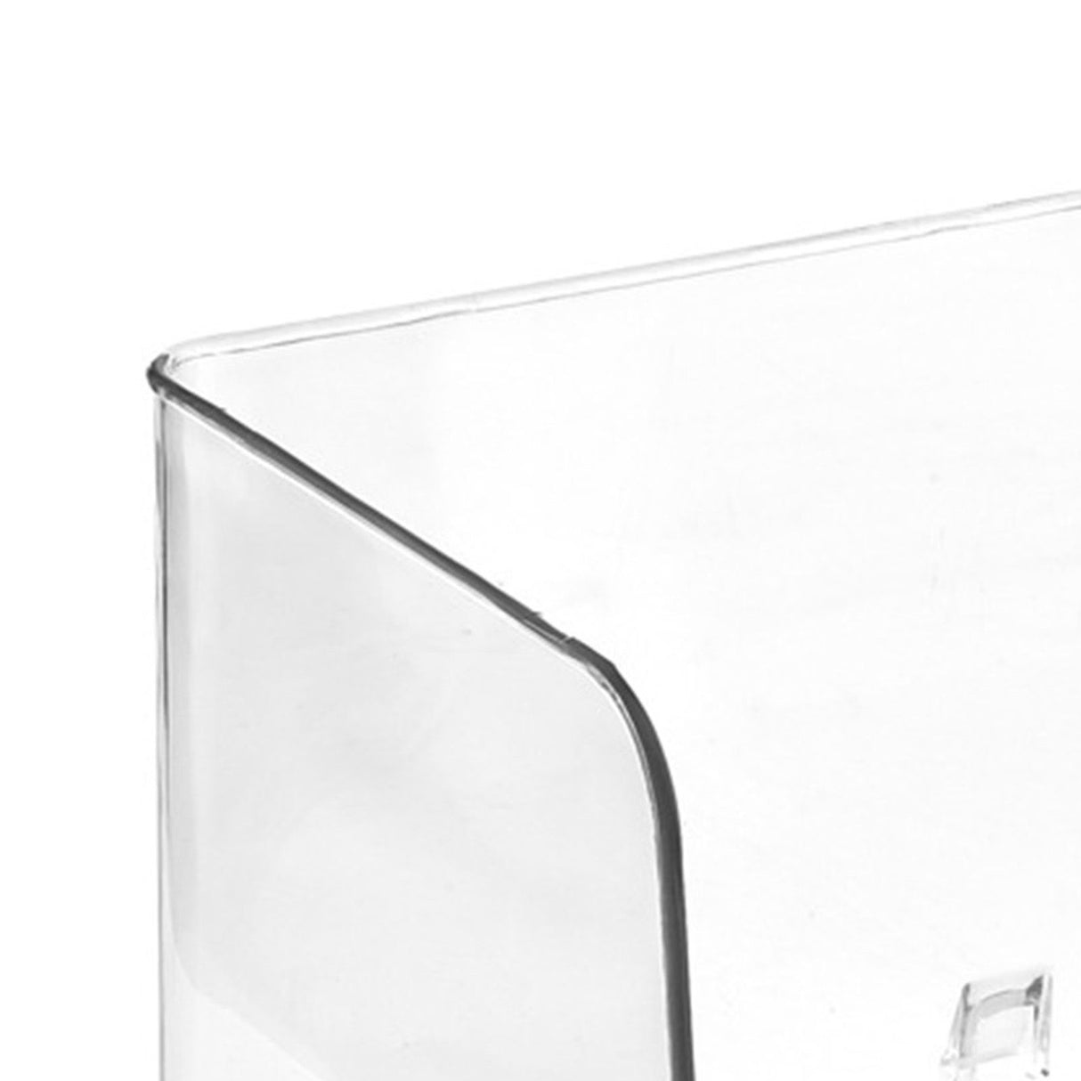 Cosmetic Display Case Multifunction Stackable Plastic Transparent Makeup Organizer for Home 15.5x15x12.8cm/6.1x5.9x5.3in