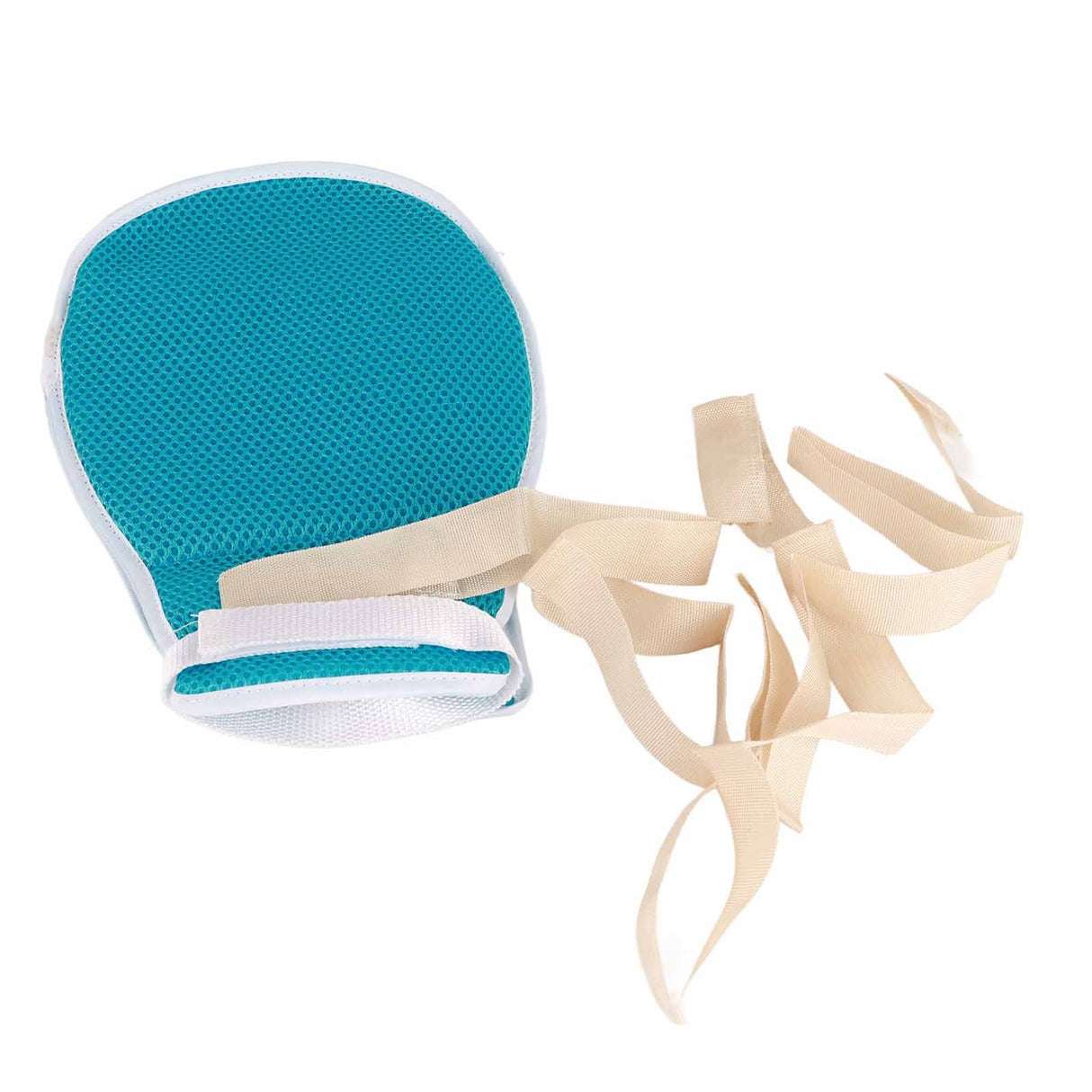 Dementia Restraint Gloves Anti Scratch Wrist Control Mitts Elderly Breathable with Fixed Restraint Belt