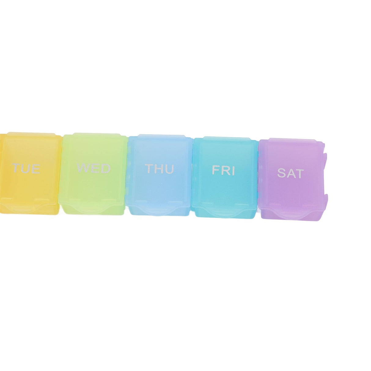 Electronic Medicine Box Detachable Washable Large Capacity Portable Tablet Case with Timer Reminder for Travel 7 Grids