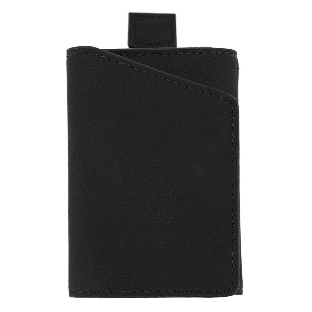 Minimalist Wallet Leather Credit Card Holder Coin Purse Portable Multi Function Card Holder Wallet for Men Women Black