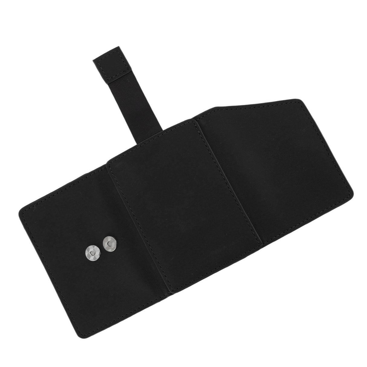 Minimalist Wallet Leather Credit Card Holder Coin Purse Portable Multi Function Card Holder Wallet for Men Women Black