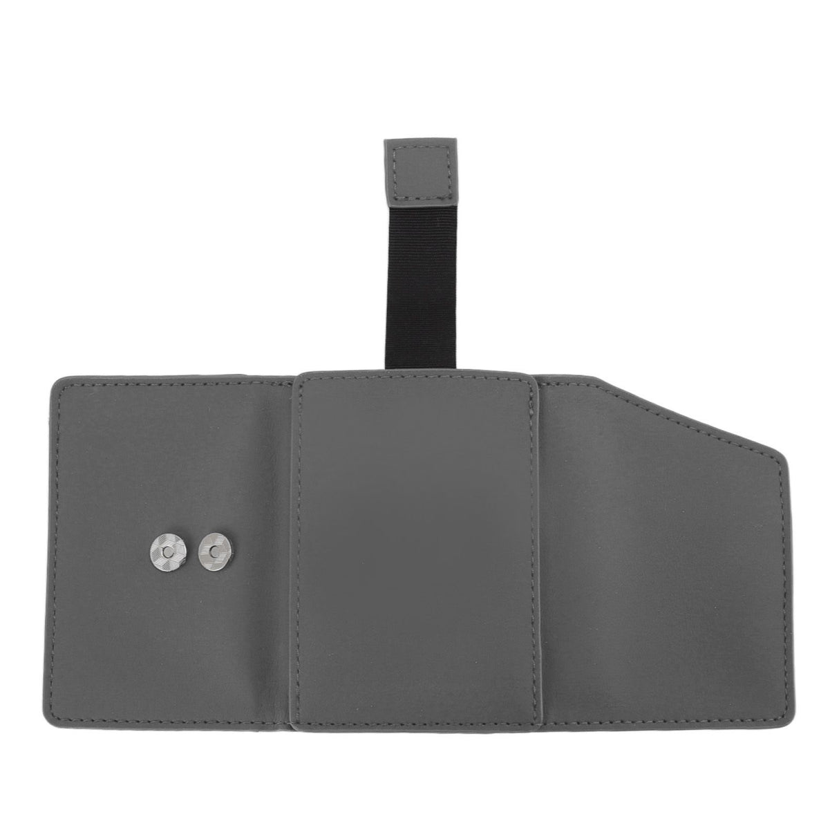 Minimalist Wallet Leather Credit Card Holder Coin Purse Portable Multi Function Card Holder Wallet for Men Women Grey