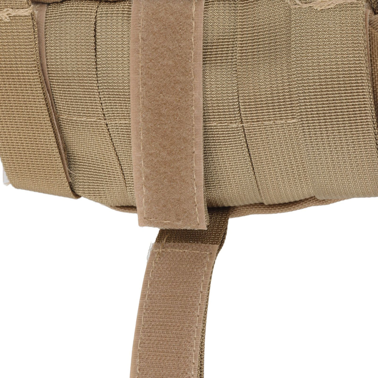 Outdoor Backpack Shoulder Strap Pouch Clip On Pouch Backpack Attachment Bag for Hikers Khaki