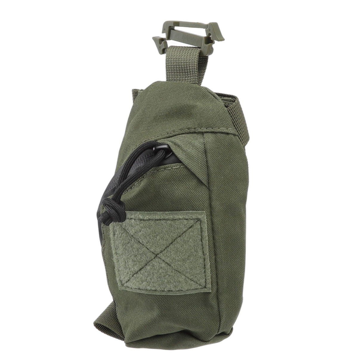 Outdoor Backpack Shoulder Strap Pouch Clip On Pouch Backpack Attachment Bag for Hikers OD Green