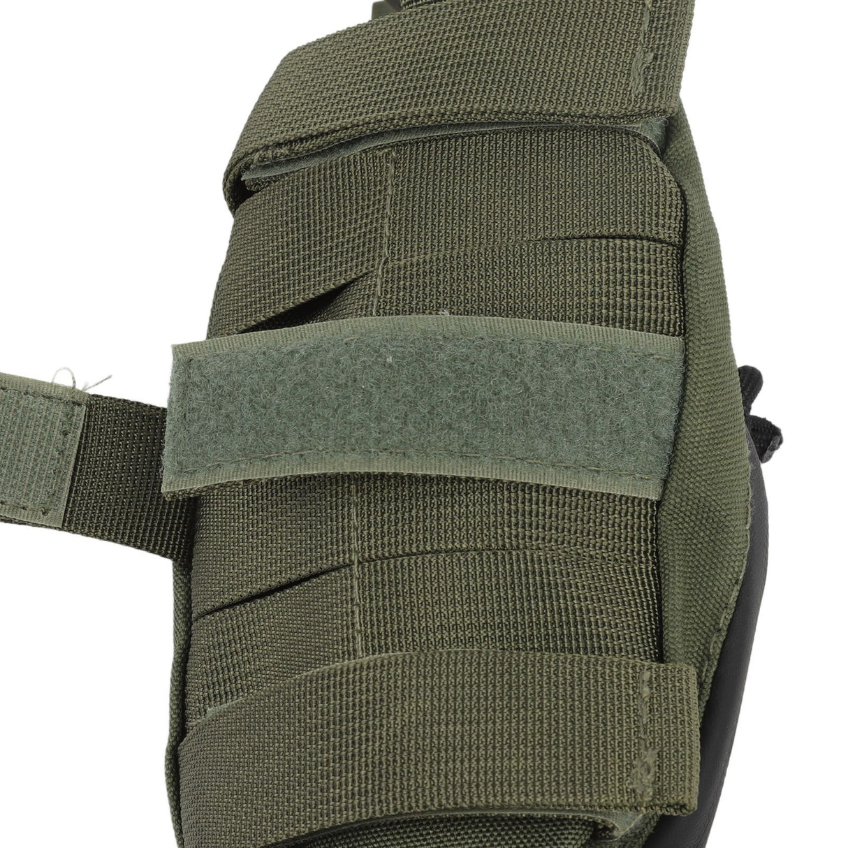 Outdoor Backpack Shoulder Strap Pouch Clip On Pouch Backpack Attachment Bag for Hikers OD Green