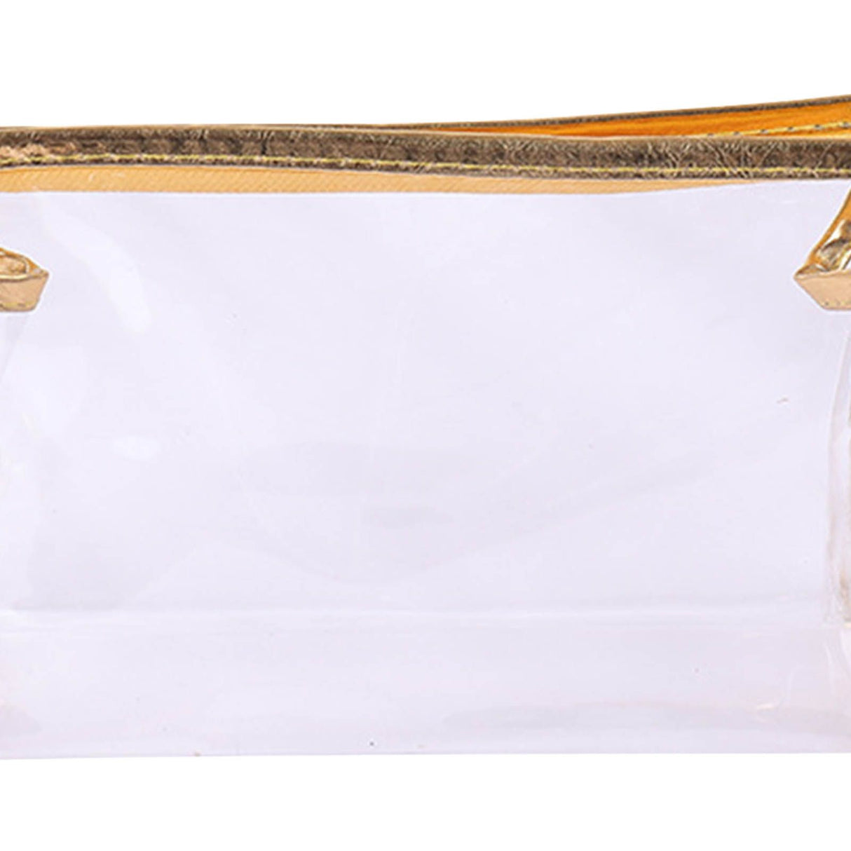 5PCS Clear Cosmetic Bag Five Colors Transparent Fashion PU Leather Handbag Makeup Bag Travel Storage Bag