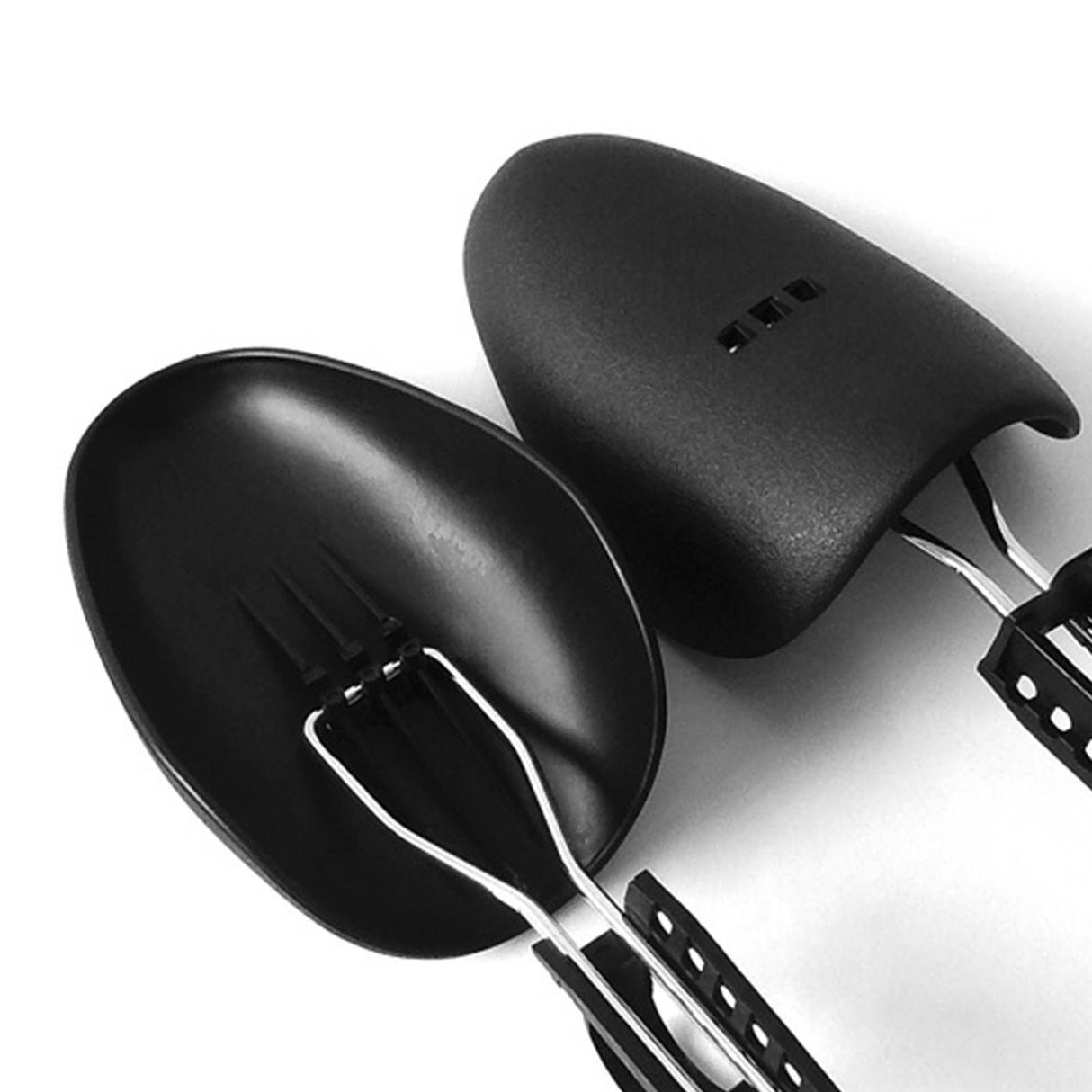 4PCS Shoe Tree 25cm to 30cm Adjustable Shoe Shaper Black Iron Plastic Shoe Stretcher for Home