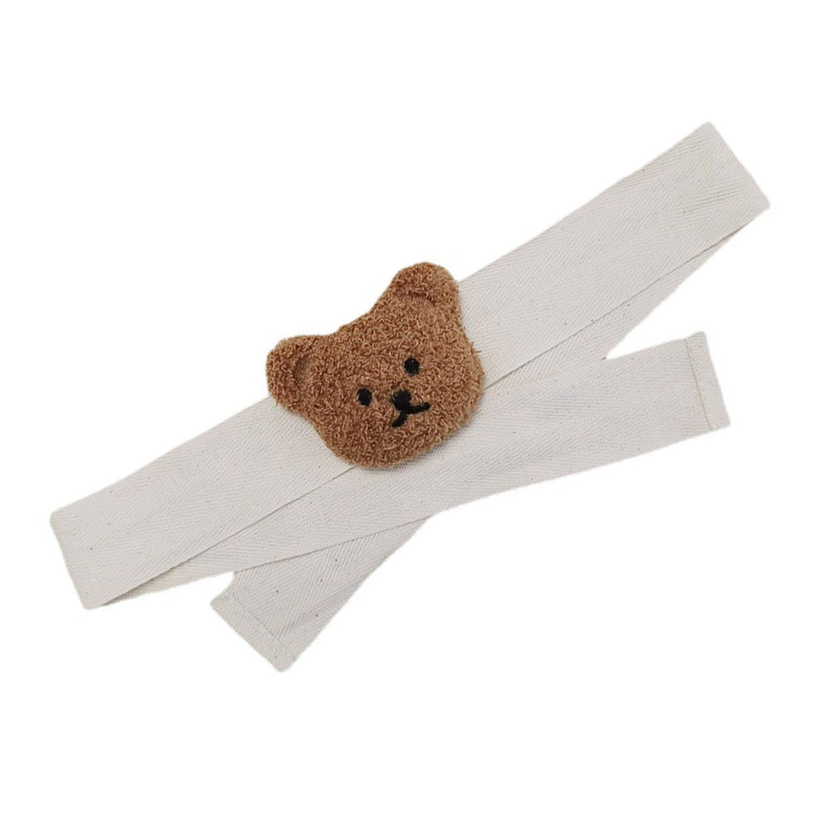 Curtain Tiebacks Embroidered Bear Head Curtain Strap Tie Rope Children Room Decoration Brown Bear