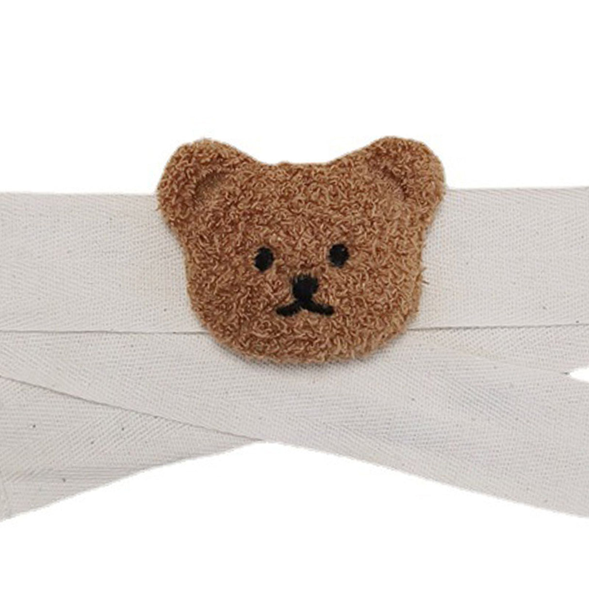 Curtain Tiebacks Embroidered Bear Head Curtain Strap Tie Rope Children Room Decoration Brown Bear