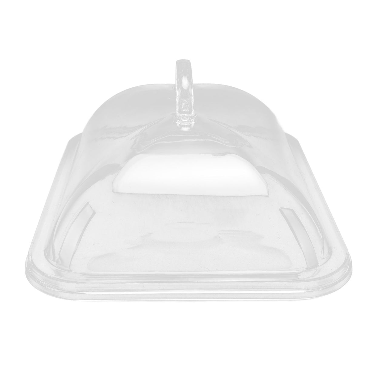 Splatter Cover Clear Transparent Acrylic Dustproof Rectangle Shape Convenient Practical Home Plate Covers for Kitchen S
