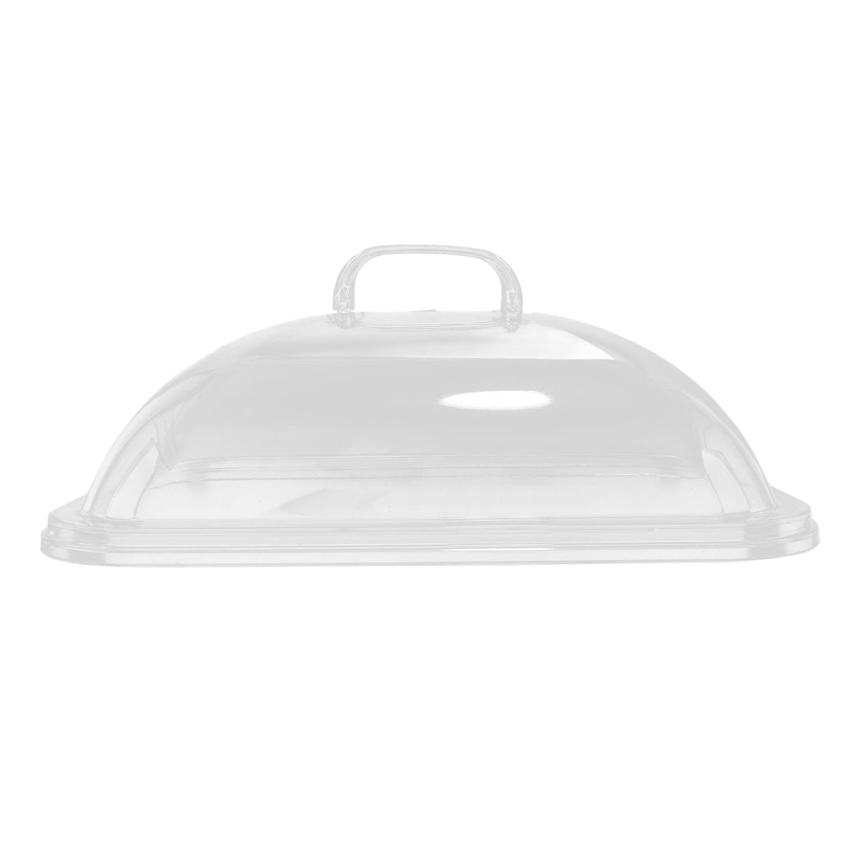 Splatter Cover Clear Transparent Acrylic Dustproof Rectangle Shape Convenient Practical Home Plate Covers for Kitchen S
