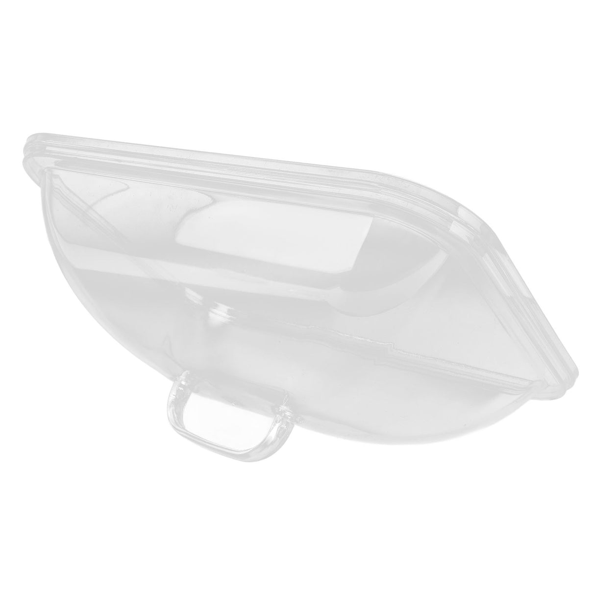 Splatter Cover Clear Transparent Acrylic Dustproof Rectangle Shape Convenient Practical Home Plate Covers for Kitchen L