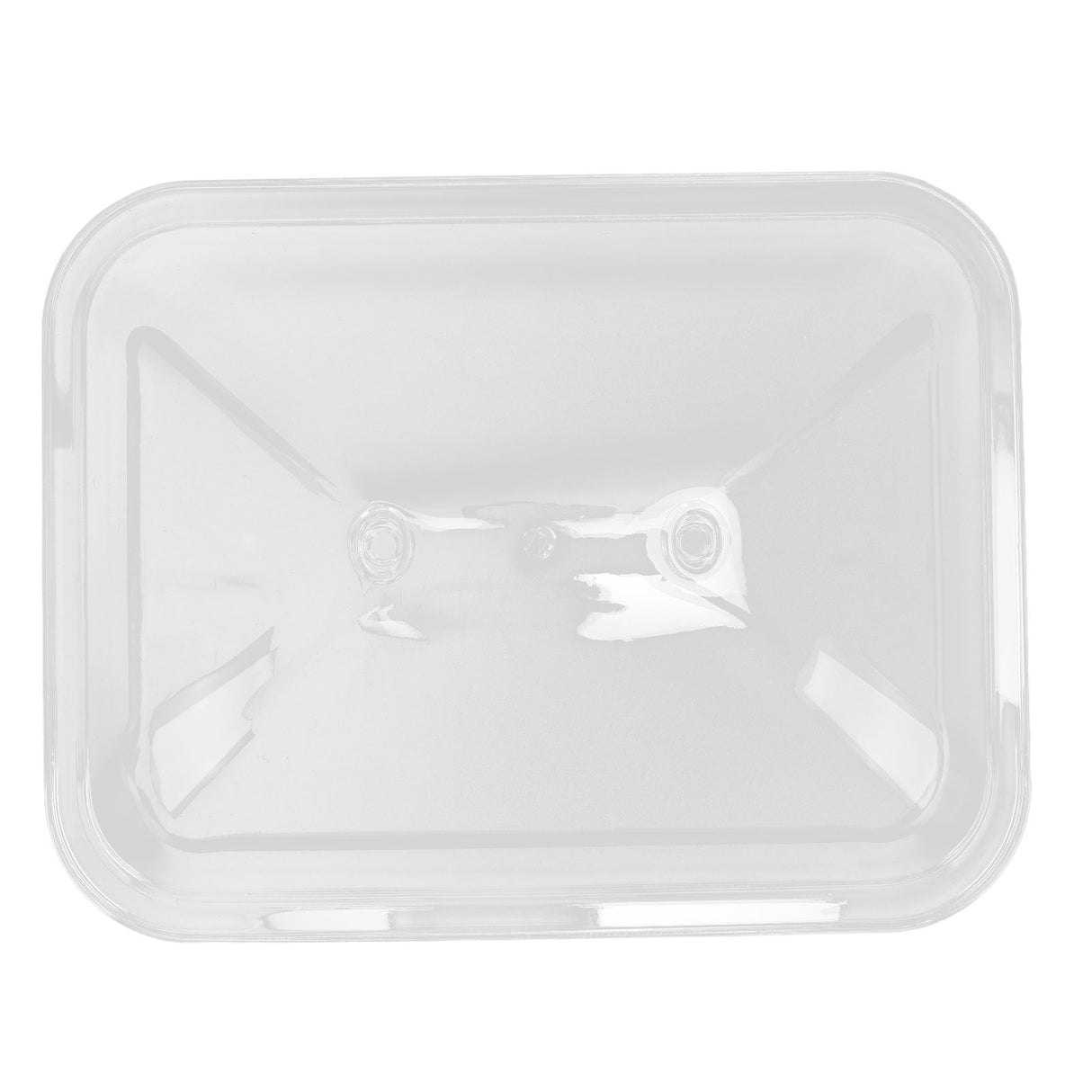 Splatter Cover Clear Transparent Acrylic Dustproof Rectangle Shape Convenient Practical Home Plate Covers for Kitchen L